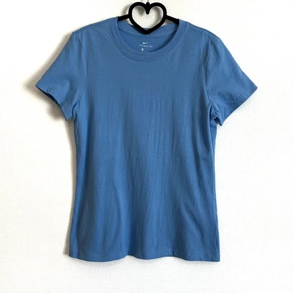 Nike Blue Tee / T-Shirt Short Sleeve Cotton Size S - Picture 2 of 8